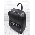 Женский кожаный рюкзак Carlo Gattini Vicenza Premium black 3105-51. Вид 4.