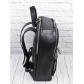 Женский кожаный рюкзак Carlo Gattini Vicenza Premium black 3105-51. Вид 5.