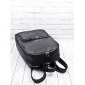 Женский кожаный рюкзак Carlo Gattini Vicenza Premium black 3105-51. Вид 8.
