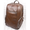 Кожаный рюкзак Carlo Gattini Vicoforte Premium brown 3099-53. Вид 5.