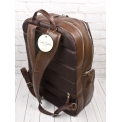Кожаный рюкзак Carlo Gattini Vicoforte Premium brown 3099-53. Вид 6.