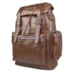 Кожаный рюкзак Carlo Gattini Voltaggio Premium brown 3091-53