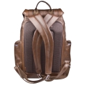 Кожаный рюкзак Carlo Gattini Voltaggio Premium brown 3091-53. Вид 3.