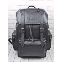 Кожаный рюкзак Carlo Gattini Voltaggio Premium iron grey 3091-55. Вид 4.