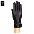 Сенсорные перчатки из кожи и трикотажа Fabretti 3.1-2 chocolate