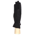 Сенсорные перчатки из кожи и трикотажа Fabretti 3.1-2 chocolate. Вид 2.
