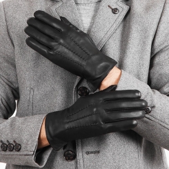Кожаные мужские перчатки Fabretti 17.5-1s
