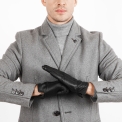 Кожаные мужские перчатки Fabretti 17.5-1s. Вид 7.