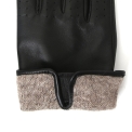 Кожаные мужские перчатки Fabretti 17GL10-1. Вид 3.