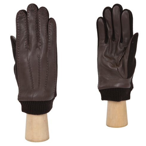 Кожаные мужские перчатки Fabretti 17GL14-2