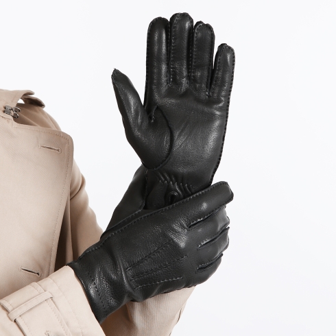 Кожаные мужские перчатки Fabretti FM35-1d