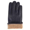 Кожаные мужские перчатки Fabretti GSG1-12. Вид 4.