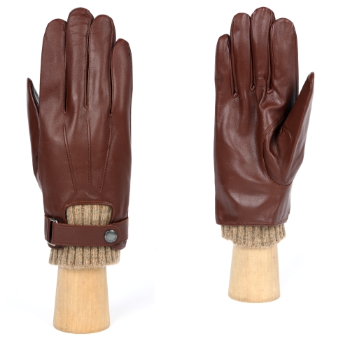 Кожаные мужские перчатки Fabretti GSG6-3