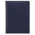 Обложка для паспорта из синей кожи с желтой вставкой Fiato Dream п41