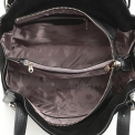 Кожано-замшевая сумка черного цвета Fiato Dream 3071. Вид 4.