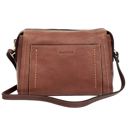 Женская сумка Gianni Conti 933154 tan dark brown