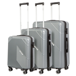 Комплект чемоданов Gianni Conti GC AT201 19/24/28 grey