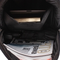 Кожаный рюкзак для ноутбука Lakestone Adams Dark Blue/Black. Вид 6.