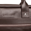 Деловая сумка для ноутбука из кожи Lakestone Bartley Brown. Вид 6.