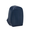 Мужской кожаный рюкзак Lakestone Blandford Dark Blue. Вид 2.