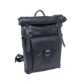 Кожаный рюкзак для ноутбука Lakestone Eliot Dark Blue. Вид 2.