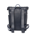 Кожаный рюкзак для ноутбука Lakestone Eliot Dark Blue. Вид 3.