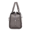 Женская кожаная сумка Lakestone Emra Dark Grey/Lilac. Вид 3.