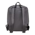 Кожаный мужской рюкзак для ноутбука Lakestone Faber Grey/Black. Вид 3.