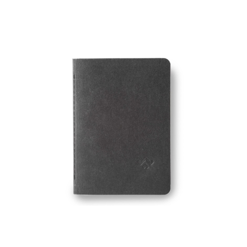 Черный кожаный блокнот А5 с плотной обложкой Long River OZ-А5020