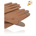 Сенсорные перчатки из кожи Michel Katana i.K81-ARI_27/EARTH. Вид 3.