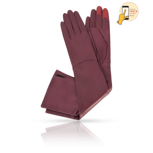 Сенсорные перчатки из кожи Michel Katana i.K81-ELLIS_26/WINE