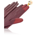 Сенсорные перчатки из кожи Michel Katana i.K81-ELLIS_26/WINE. Вид 3.