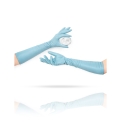 Длинные голубые перчатки из кожи Michel Katana K81-OPERA_26/AZUR. Вид 3.