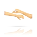 Длинные перчатки из кожи Michel Katana K81-OPERA_26/PALE. Вид 3.