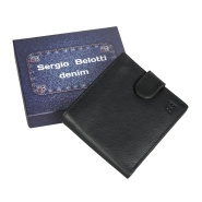 Портмоне Sergio Belotti 2594-02 denim black. Вид 7.