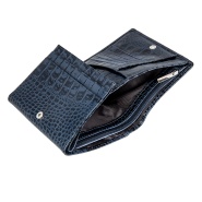 Портмоне Sergio Belotti 7501 croco blue. Вид 4.