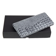 Портмоне Sergio Belotti 7502 croco grey. Вид 3.