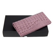 Портмоне Sergio Belotti 7502 croco pink. Вид 5.