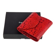 Портмоне Sergio Belotti 7503 croco red. Вид 2.