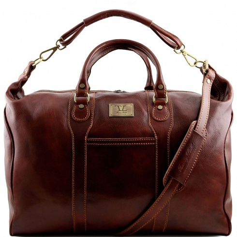 Большая кожаная дорожная сумка Tuscany Leather AMSTERDAM TL1049