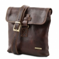 Кожаная сумка планшет с оригинальным ремешком-застежкой Tuscany Leather ANDREA TL9087. Вид 6.
