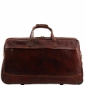 Вместительная кожаная дорожная сумка для путешествий Tuscany Leather BORA BORA TL3067. Вид 4.