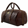Кожаная дорожная сумка с прочными ручками и съемным ремнем Tuscany Leather FRANCOFORTE TL140935. Вид 4.