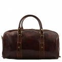 Кожаная дорожная сумка с прочными ручками и съемным ремнем Tuscany Leather FRANCOFORTE TL140935. Вид 5.