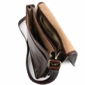 Сумка планшет из коричневой кожи Tuscany Leather MESSENGER TL141255. Вид 3.