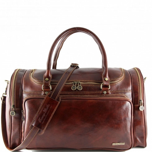 Кожаная дорожная сумка с несколькими Tuscany Leather PRAGA TL1048