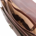 Большой портфель из кожи Tuscany Leather Roma TL141349. Вид 3.