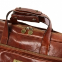 Кожаная дорожная сумка на двух колесах и с выдвижной ручкой Tuscany Leather Samoa TL141452. Вид 2.