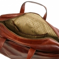 Коричневая дорожная сумка из кожи Tuscany Leather Samoa TL141453. Вид 4.