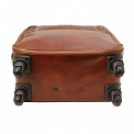 Вместительная кожаная дорожная сумка-чемодан на колесиках Tuscany Leather Voyager TL141390. Вид 2.